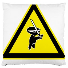 Ninja Signs Symbols Sword Fighter Standard Flano Cushion Case (two Sides) by Sudhe