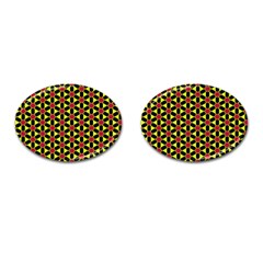 Pattern Texture Backgrounds Cufflinks (oval)