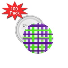 Plaid Waffle Gingham 1 75  Buttons (100 Pack)  by HermanTelo