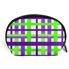 Plaid Waffle Gingham Accessory Pouch (large)