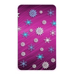 Snowflakes Winter Christmas Purple Memory Card Reader (rectangular) by HermanTelo