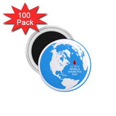 The World Day Of Struggle Against Diabet 1 75  Magnets (100 Pack)  by Sudhe