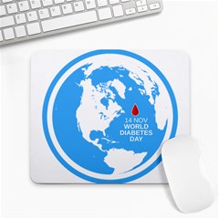 The World Day Of Struggle Against Diabet Large Mousepads by Sudhe