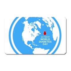 The World Day Of Struggle Against Diabet Magnet (rectangular) by Sudhe