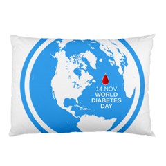 The World Day Of Struggle Against Diabet Pillow Case by Sudhe