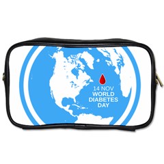 The World Day Of Struggle Against Diabet Toiletries Bag (one Side) by Sudhe