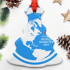 The World Day Of Struggle Against Diabet Ornament (christmas Tree)  by Sudhe