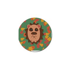 Hedgehog Animal Cute Cartoon Golf Ball Marker (10 Pack) by Sudhe