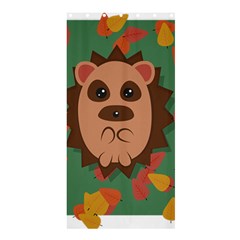 Hedgehog Animal Cute Cartoon Shower Curtain 36  X 72  (stall)  by Sudhe