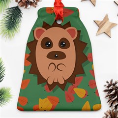 Hedgehog Animal Cute Cartoon Ornament (bell) by Sudhe