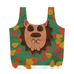 Hedgehog Animal Cute Cartoon Full Print Recycle Bag (l) by Sudhe