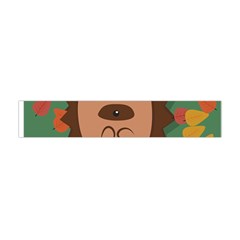 Hedgehog Animal Cute Cartoon Flano Scarf (mini) by Sudhe