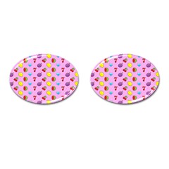 Slot Machine Wallpaper Cufflinks (oval)