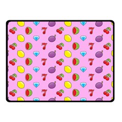 Slot Machine Wallpaper Double Sided Fleece Blanket (small) 