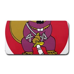 Ninja Beaver Animal Humor Joke Medium Bar Mats by Sudhe