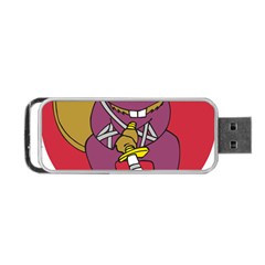 Ninja Beaver Animal Humor Joke Portable Usb Flash (two Sides) by Sudhe