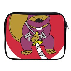 Ninja Beaver Animal Humor Joke Apple Ipad 2/3/4 Zipper Cases by Sudhe