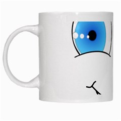 Smiley Face Laugh Comic Funny White Mugs by Sudhe