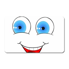 Smiley Face Laugh Comic Funny Magnet (rectangular) by Sudhe