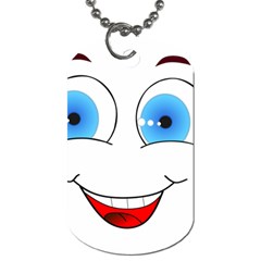 Smiley Face Laugh Comic Funny Dog Tag (two Sides) by Sudhe