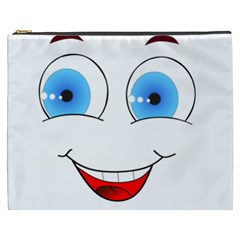 Smiley Face Laugh Comic Funny Cosmetic Bag (xxxl) by Sudhe