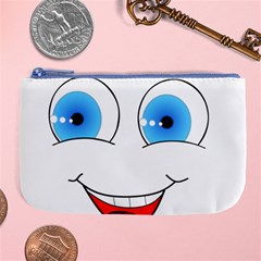 Smiley Face Laugh Comic Funny Large Coin Purse by Sudhe