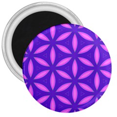 Purple 3  Magnets