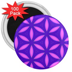 Purple 3  Magnets (100 pack)