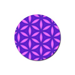 Purple Rubber Coaster (Round) 