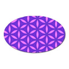 Purple Oval Magnet