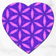 Purple Jigsaw Puzzle (Heart)