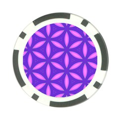 Purple Poker Chip Card Guard