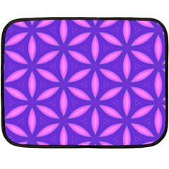 Purple Double Sided Fleece Blanket (Mini) 