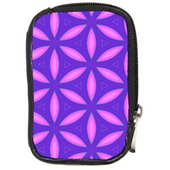 Purple Compact Camera Leather Case