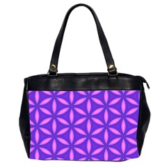 Purple Oversize Office Handbag (2 Sides)