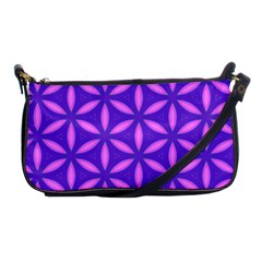 Purple Shoulder Clutch Bag