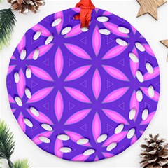 Purple Ornament (Round Filigree)