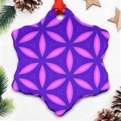 Purple Ornament (Snowflake)