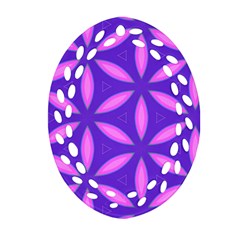 Purple Ornament (Oval Filigree)