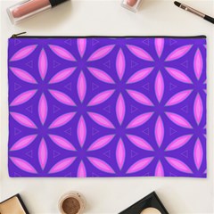 Purple Cosmetic Bag (xxxl) by HermanTelo