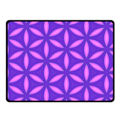 Purple Double Sided Fleece Blanket (Small) 