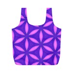 Purple Full Print Recycle Bag (M) Front