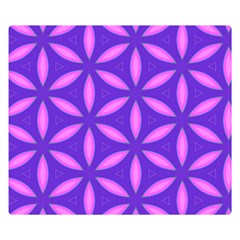 Purple Double Sided Flano Blanket (Small) 