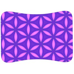 Purple Velour Seat Head Rest Cushion