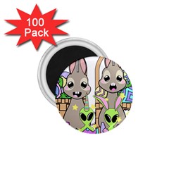 Graphic Kawaii Bunnies 1 75  Magnets (100 Pack)  by Sudhe