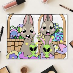 Graphic Kawaii Bunnies Cosmetic Bag (xl) by Sudhe