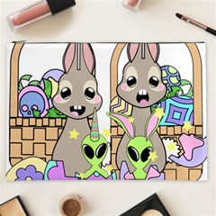 Graphic Kawaii Bunnies Cosmetic Bag (xxl) by Sudhe