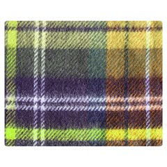 Yellow Plaid Flannel Double Sided Flano Blanket (medium)  by snowwhitegirl