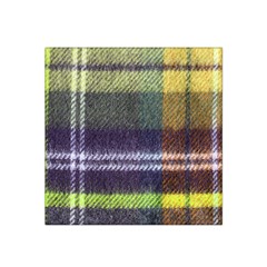 Yellow Plaid Flannel Satin Bandana Scarf by snowwhitegirl