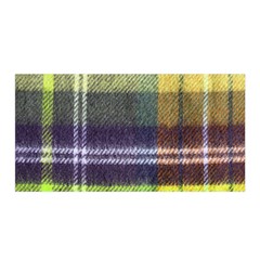 Yellow Plaid Flannel Satin Wrap by snowwhitegirl